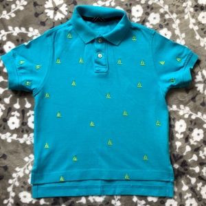 Lands End Boys size S (4) sailboat shirt